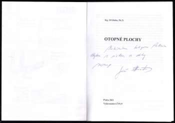 Jiří Bašta: Otopné plochy