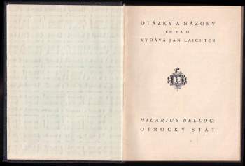 Hilaire Belloc: Otrocký stát