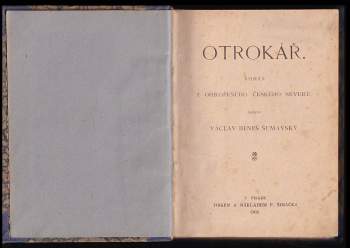 Václav Beneš Šumavský: Otrokář