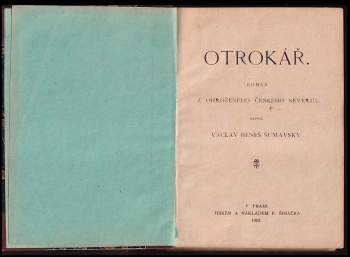 Václav Beneš Šumavský: Otrokář