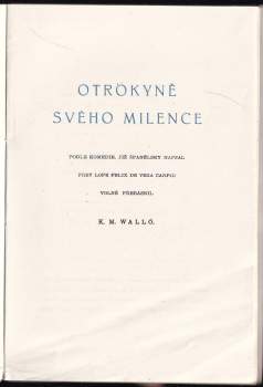Lope de Vega: Otrokyně svého milence
