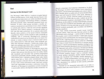 Chandak Sengoopta: Otto Weininger