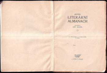 Ottův literární almanach s kalendářem na rok 1916