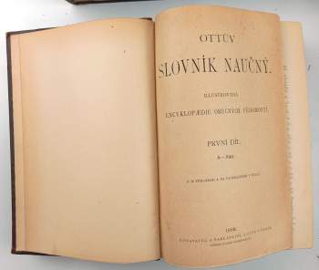 J Otto: Ottův naučný slovník 1- 8 díl
