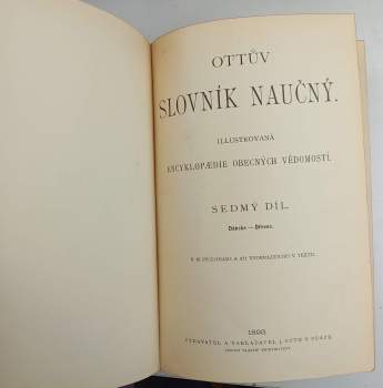 J Otto: Ottův naučný slovník 1- 8 díl