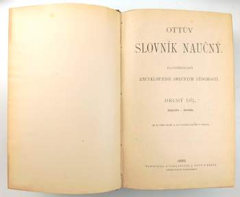 J Otto: Ottův naučný slovník 1- 8 díl