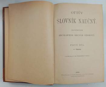 J Otto: Ottův naučný slovník 1- 8 díl