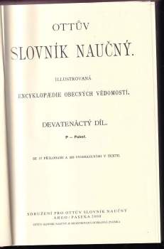 Ottův slovník naučný XIX. - P - Pohoř