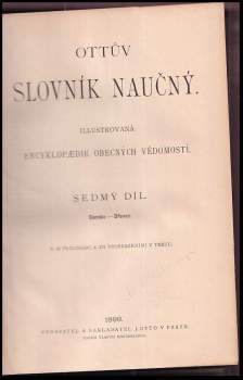 J Otto: Ottův slovník naučný