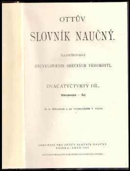 Ottův slovník naučný XXIV.