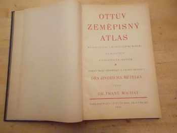 František Machát: Ottův zeměpisný atlas