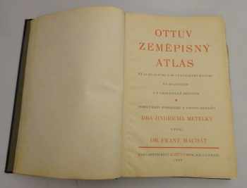 František Machát: Ottův zeměpisný atlas