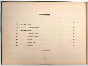 Gioacchino Rossini: Ouverturen von Bellini und Rossini