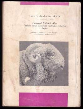 Ladislav Dvořák: Ovce v drobném chovu