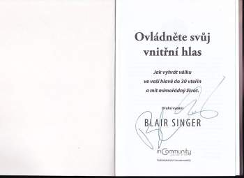 Blair Singer: Ovládněte svůj vnitřní hlas