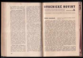 Karel Kamenický: Ovocnické noviny - ročník VIII. - čísla 1 - 6 - půlročník + Hnojení zahrad ovocných i okrasných a jich ochrana