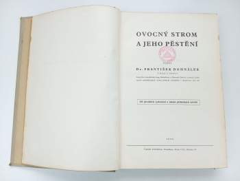František Dohnálek: Ovocný strom a jeho pěstění