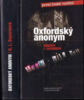 Dorothy L Sayers: Oxfordský anonym