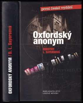 Dorothy L Sayers: Oxfordský anonym