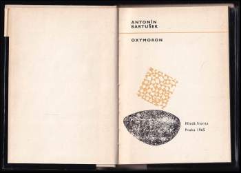 Antonín Bartušek: Oxymoron