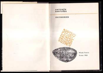 Antonín Bartušek: Oxymoron