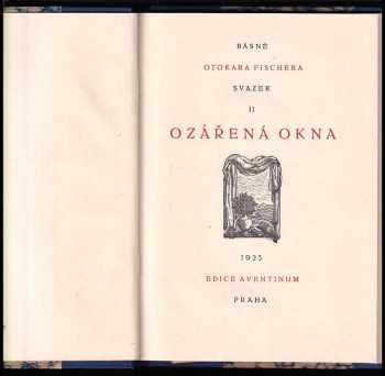 Otokar Fischer: Ozářená okna