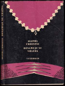 Oznamuje se vražda--