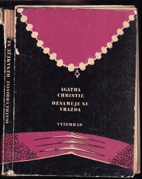 Oznamuje se vražda-- - Agatha Christie (1969, Vyšehrad) - ID: 819306