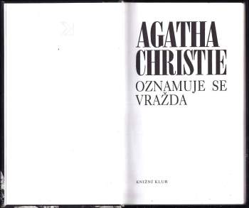 Agatha Christie: Oznamuje se vražda