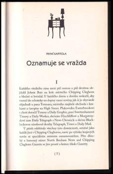 Agatha Christie: Oznamuje se vražda
