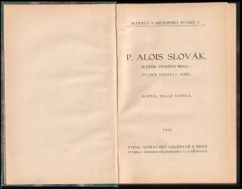 Hugo Sáňka: P. Alois Slovák