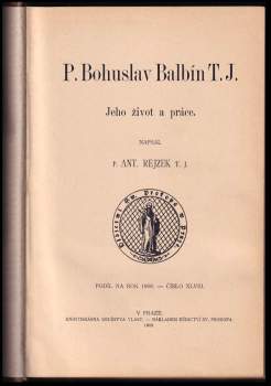 Antonín Rezek: P. Bohuslav Balbín T.J