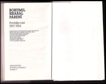 Bohumil Hrabal: Pábení