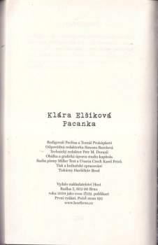 Klára Elšíková: Pacanka