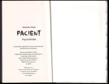 Sebastian Fitzek: Pacient