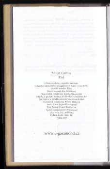 Albert Camus: Pád