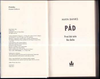 Maya Banks: Pád