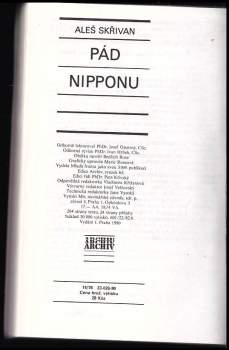 Aleš Skřivan: Pád Nipponu