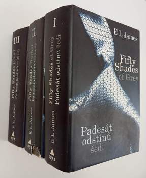 E. L James: Padesát odstínů šedi + Padesát odstínů temnoty + Padesát odstínů svobody