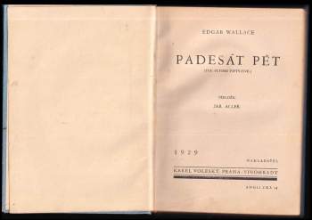 Edgar Wallace: Padesát pět