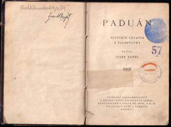 Josef Pavel: Paduán