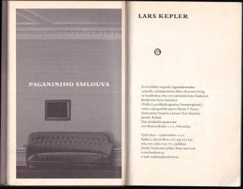 Lars Kepler: Paganiniho smlouva