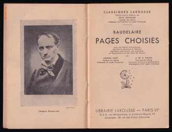 Questionnaire Larousse 📗 Pages choisies. Notice biographique, notice historique et littéraire