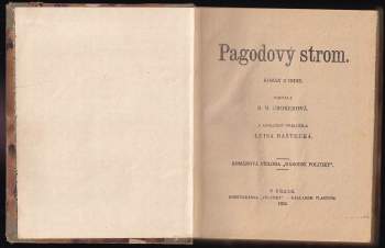 Bithia Mary Croker: Pagodový strom