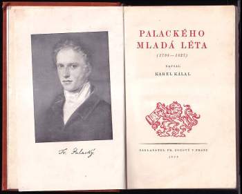 Karel Kálal: Palackého mladá léta