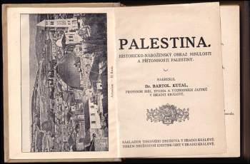 Bartoloměj Kutal: Palestina