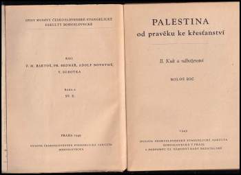 Miloš Bič: Palestina od pravěku ke křesťanství