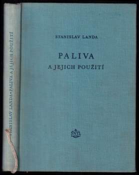 Paliva a jejich použití