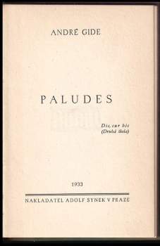 Andre Gide: Paludes