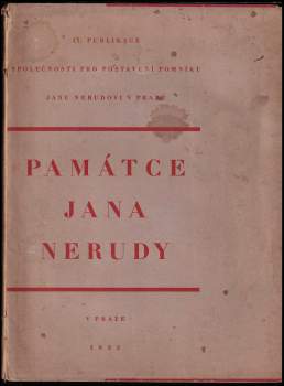 Jan Neruda: Památce Jana Nerudy